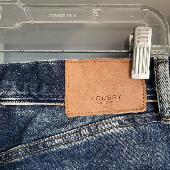 MOUSSY Vintage Adrian Friend Jeans Jean Blue Distressed Size 25 - Picture 6 of 11
